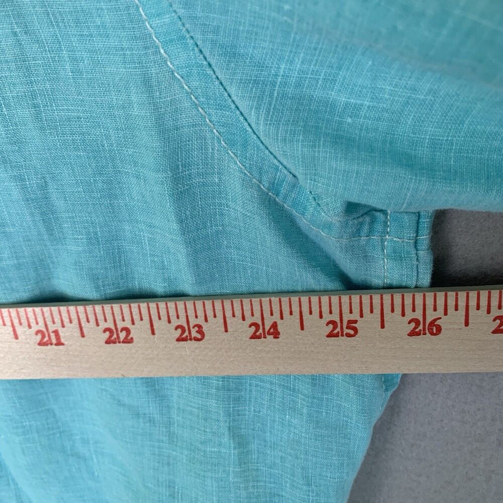Tommy Bahama Shirt Mens XL Green Linen Casual Beach Resort Dadcore Preppy - Picture 6 of 7
